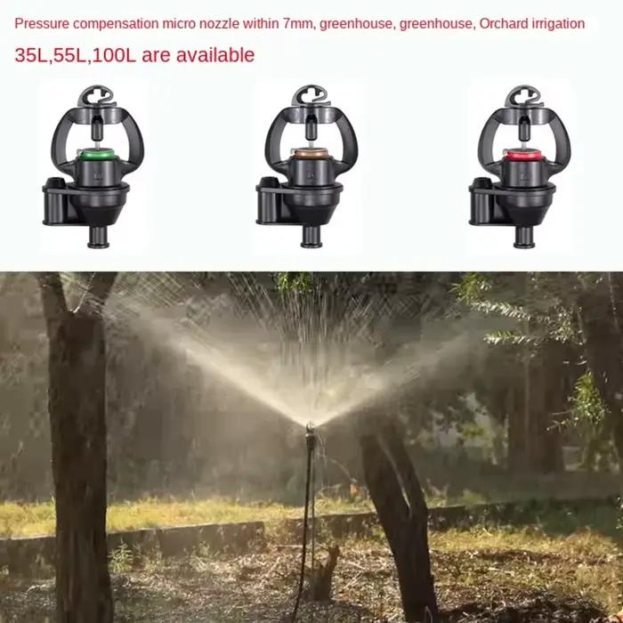 Lot de 10 têtes d'arrosage à compensation de pression haute capacité 35L 55L 100L, pulvérisateurs ag