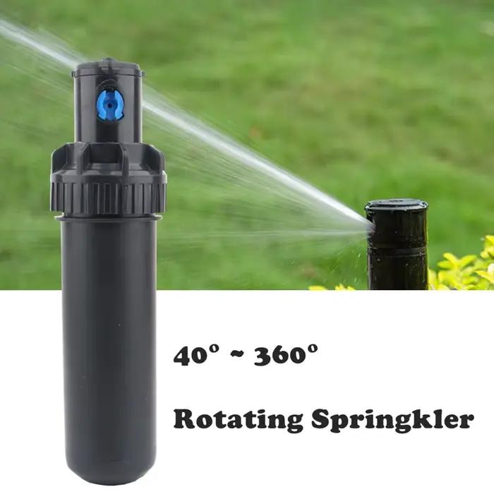 Arroseur escamotable rotatif automatique, d'argile de jardin, buse de pelouse, jet réglable d'angle,