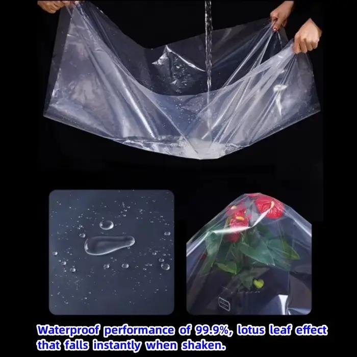 Optique-Film plastique transparent pour plantes succulentes de jardin, gril étanche à la pluie, gard