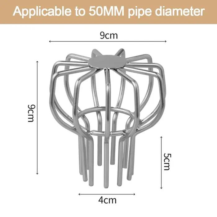 Grille de protection anti-blocage pour drain de toit, de balcon et de caniveau, piège à feuilles et 