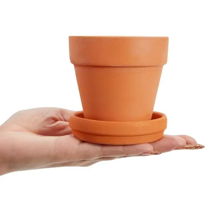 Pot en argile avec mini jardinières succulentes, pots de plantes à fleurs, fournitures de décoration