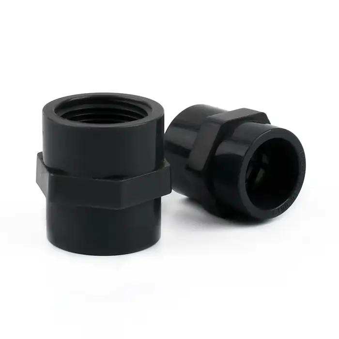 Connecteurs de tuyaux d'eau d'irrigation de jardin, filetage femelle/mâle gris foncé, accessoire en 