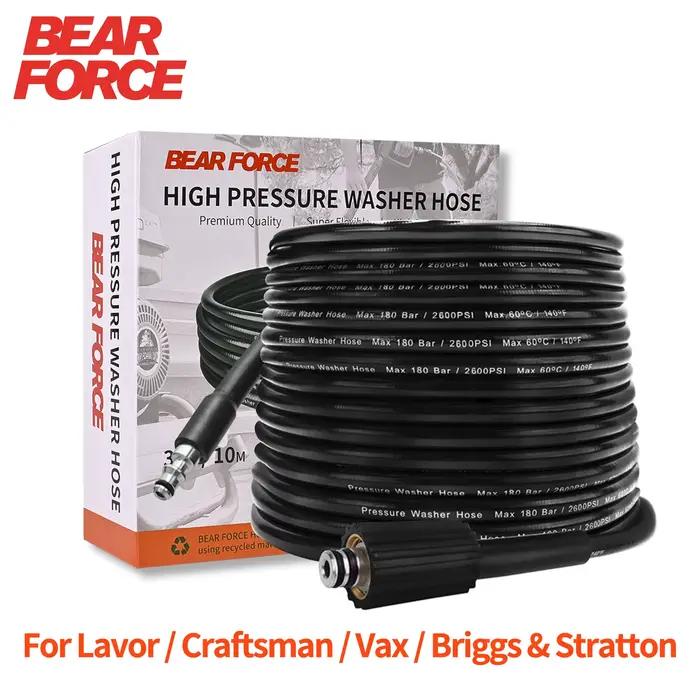 Tuyau de nettoyage à eau haute pression 10m x 160 bar, pour Lavor Bauker VAX artisan Briggs & Stratt