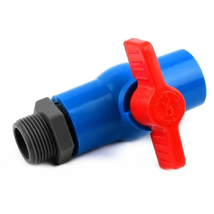 Connecteurs droits égaux en PVC à Double filetage mâle de 1/2 à 2 pouces, connecteur de tuyau d'aqua