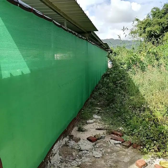Filet d'ombrage vert anti-UV HDPE, 45%, 80%, gazébo extérieur en maille, couverture solaire pour ser