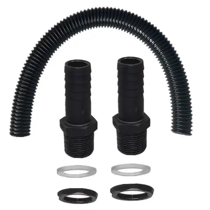 Kit de tuyau de dérivation d'eau de pluie 3/4 pour connecter deux fûts à l'eau et optimiser la réuti