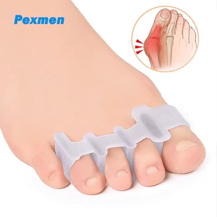 Pexmen – séparateur d'orteils en Gel, 2 pièces/paire, protecteur, marteau, redresseur, se chevauchan