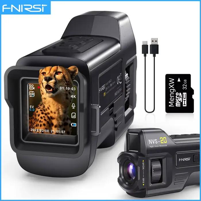 FNIRSI NVS-20 NVS-40 Dispositif de vision numérique HD 4K, zoom 6x, portée visuelle 300 m, prend en 