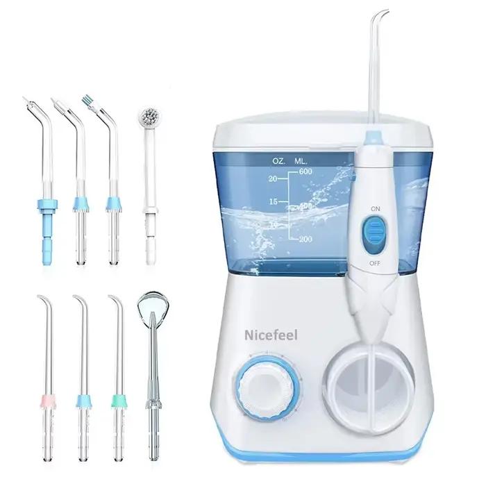 Irrigateur de nettoyage des dents, hydropulseur à pression réglable pour Nicefeel Oral 600ML, nettoy