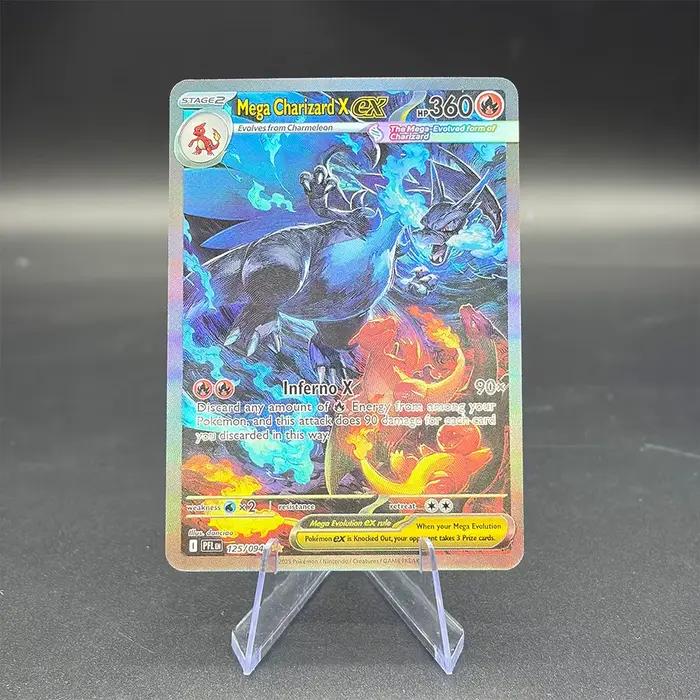 Carte de classification DIY PTCG, carte individuelle 2025 PFL EN MEGA CHARIZARD X Ex SPECIAL ILLUSTR