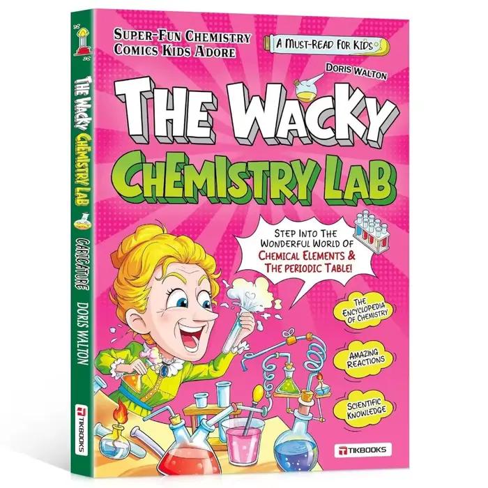 The Wacky Chemistry Lab English Kids Learners Paperback Fun Comic Periodic Table Chemistry Education