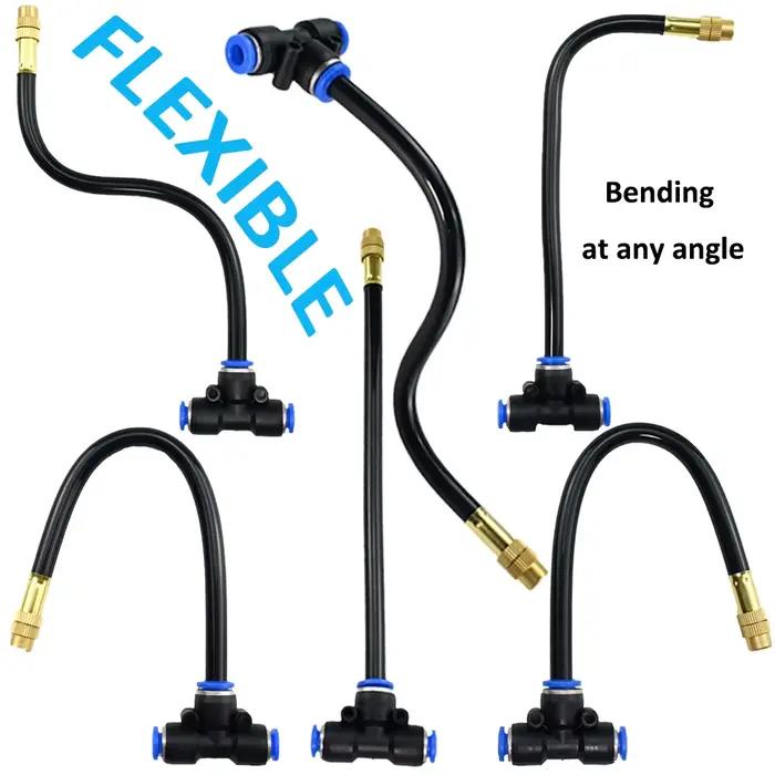 Arroseur d'atomisation universel 5-20M, Kits d'arrosage automatique 5M/10M avec buse rotative en cui