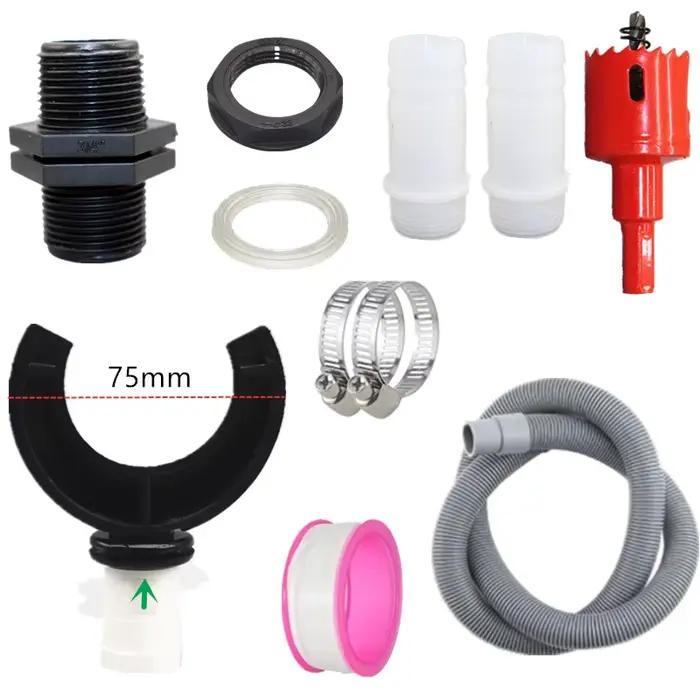 Kit de dérivation pour baril de pluie, système de collecte résistant aux intempéries, tuyau de joint