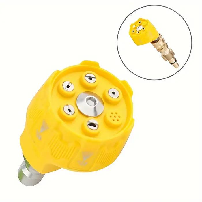 Machine de nettoyage à haute pression, buse six en un, buse de pistolet à eau pour lavage de voiture
