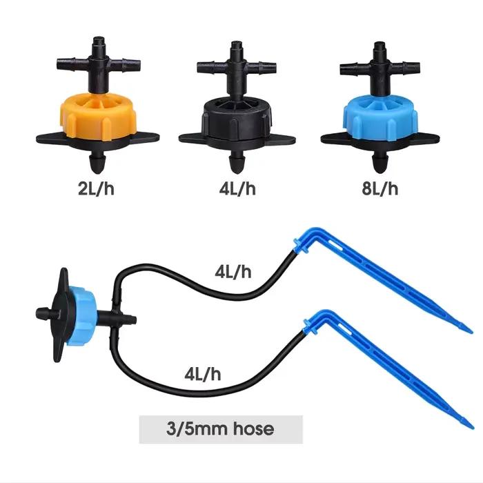 MUCIAKIE 100-10M 4/2 voies 8L goutte à goutte flèche émetteur d'irrigation système d'arrosage goutte