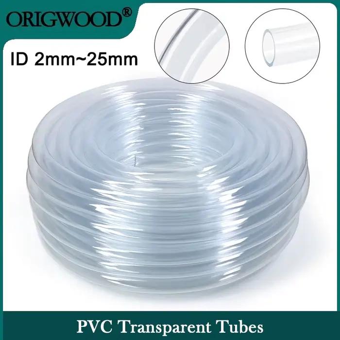 Tuyaux transparents en PVC de 1 à 10m, 2 3 4 5 6 8 10 12 14 16 18 20 25mm de diamètre intérieur, tuy