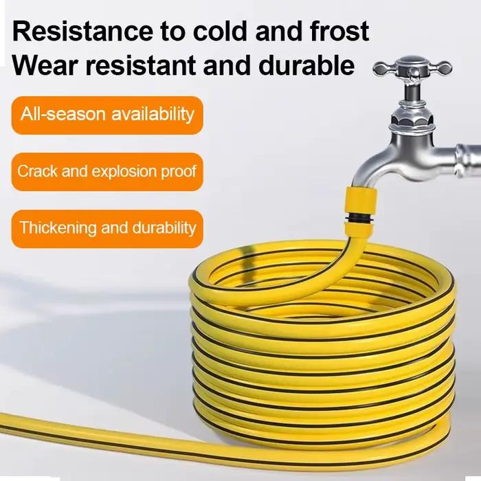 Tuyau d'arrosage de jardin et de lavage de voiture, doux, résistant à l'usure, antigel, tel-proof, l
