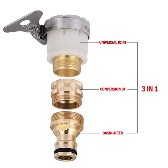 Adaptateurs universels pour robinet de tuyau de 15-23 mm, connecteur de robinet, raccord de tuyau d'