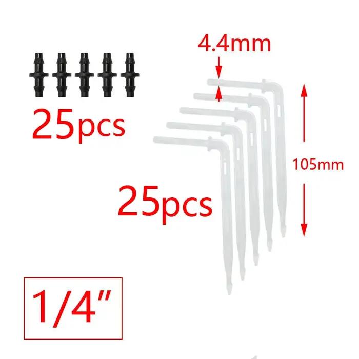 Goutons de flèche 3/5mm 4/7mm, 1/8 "1/4", goutte d'eau, coude, flèche, émetteur de goutte, Irrigatio
