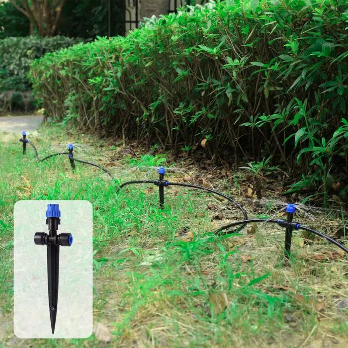 Lot de micro-pulvérisateurs rotatifs réglables à 180 °, 10 pièces, 8 trous, arroseur, gouttelette, é