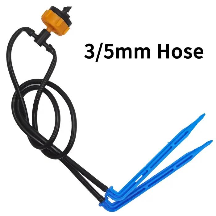 WUJIE-Tuyau d'arrosage de jardin, 5-100m, 3/5mm, 1/8 en PVC, micro tube d'irrigation goutte à goutte