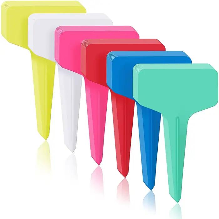 Étiquettes de plantes imperméables en plastique en forme de T, 30 pièces, 10CM, étiquettes de jardin