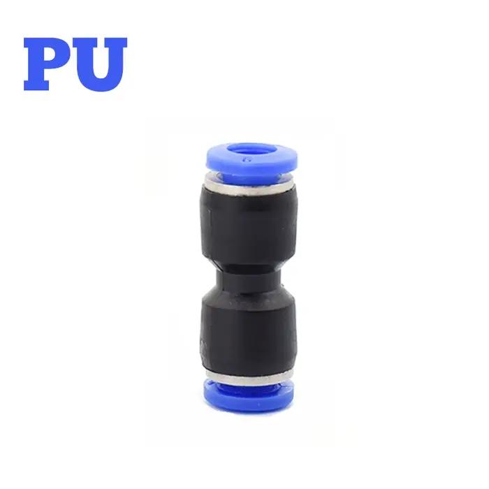 Raccord pneumatique connecteur de tuyau Tube raccords rapides d'air connecteurs en plastique PU PE P