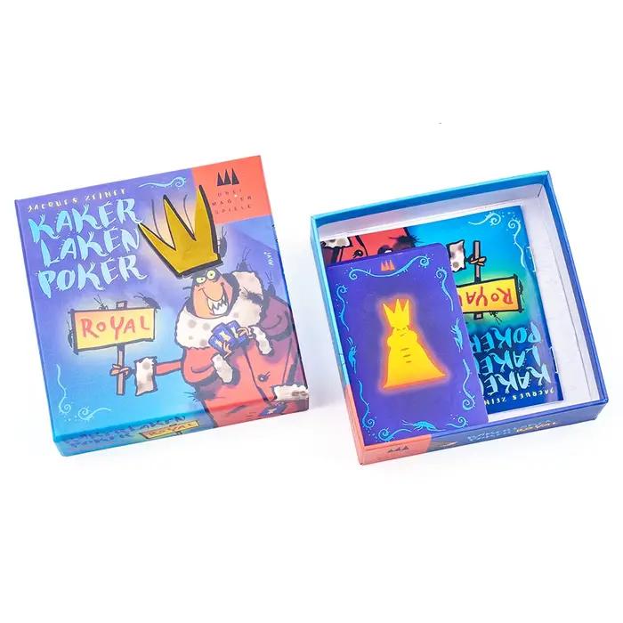 Kaker Laken Royal Game de cartes - Poker Night Essential Devir-game Moth Cheate Board Deck pour un p