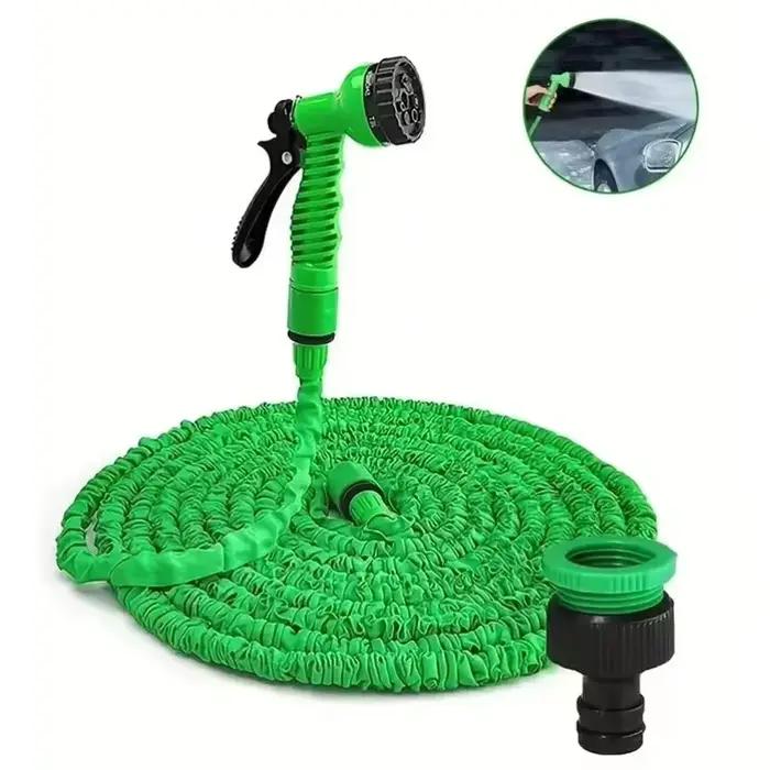 Tuyau magique rétractable avec pistolet à eau haute pression, tuyau d'arrosage extensible pour le la