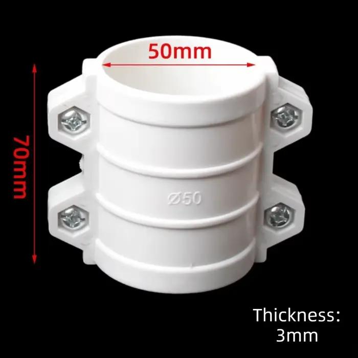 Nouvelle pince de réparation pour tuyau d'eau en PVC 50mm/75mm/110mm/160mm, raccord de tuyau de drai