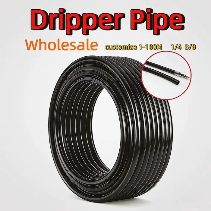 Système d'irrigation goutte-à-goutte automatique pour jardin, tuyau PVC 1/4'' 3/8'' de 1 à 100 m, av