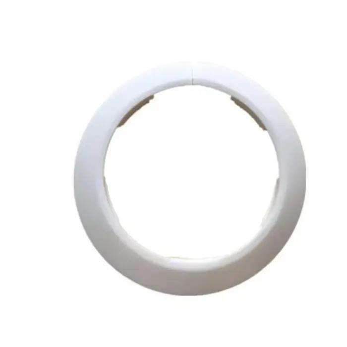 Couvercle de tuyau en PVC, décoration, anneau d'égout, tuyau blanc pour climatisation, accessoires d
