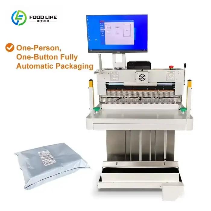 Machine d'emballage et d'impression de sacs express intelligents pour le commerce électronique, pers