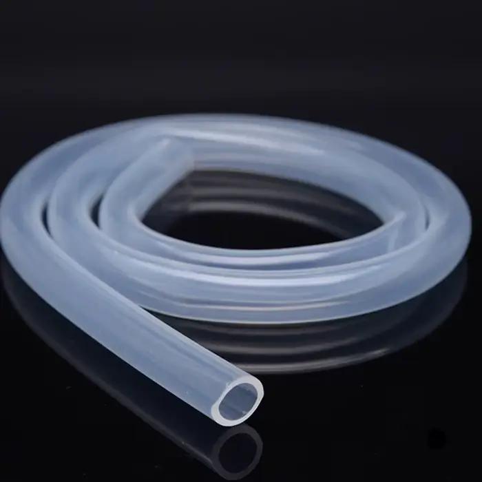 Tuyau en caoutchouc de Silicone de qualité alimentaire, Transparent, Flexible, résistant aux hautes 