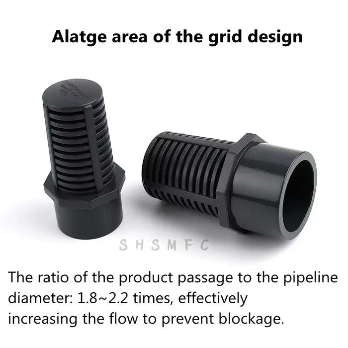 Connecteur de filtre en plastique, raccords de filtre en plastique, taille 20,25,32,40,50,63mm, 1 ~ 