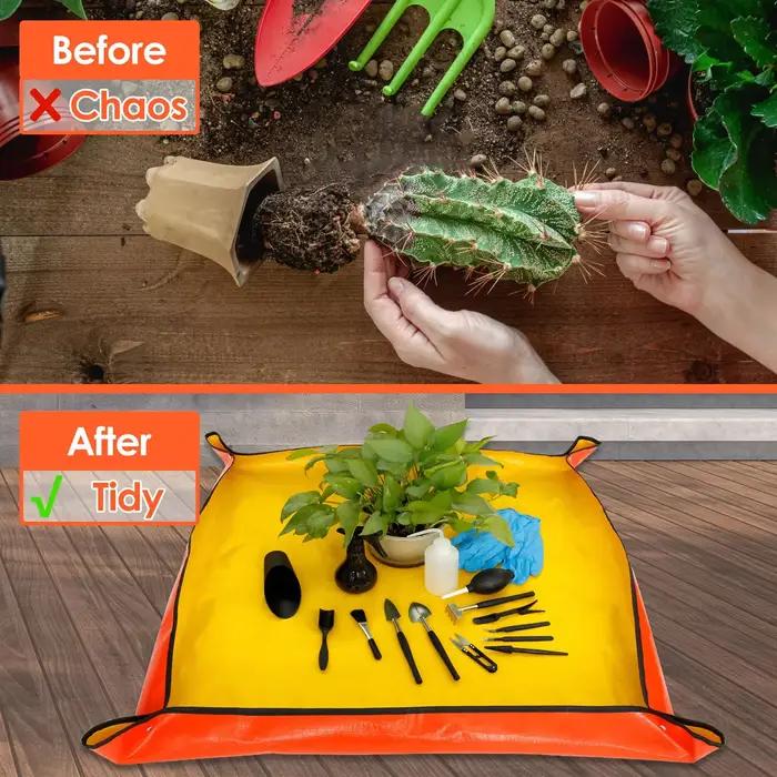 Kit de Mini planteur pour plantes succulentes de jardin, 13/16 pièces, avec tapis de reprise, pour g