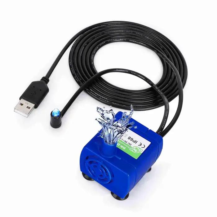 SubSN-Pompe à eau pour fontaine pour animaux de compagnie avec câble d'alimentation de 5,9 pieds, po