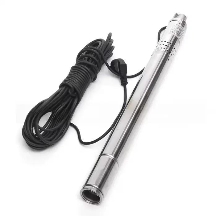 Pompe de puits submersible de 50mm de diamètre avec corps de pompe en acier inoxydable 304, pompe de