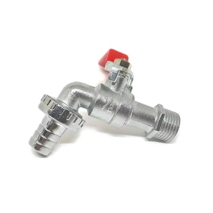 Robinet de jardin en laiton de 1/2 pouces pour réservoirs IBC – Valve de robinet d'eau à sortie uniq