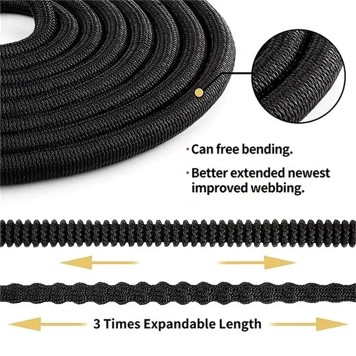 Tuyau d'arrosage Flexible et extensible de haute qualité, buse haute pression, pistolet de nettoyage