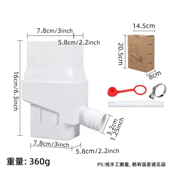 Système de récupération d'eau de pluie pour jardin, gouttière de drainage avec tuyau, collecteur d'e