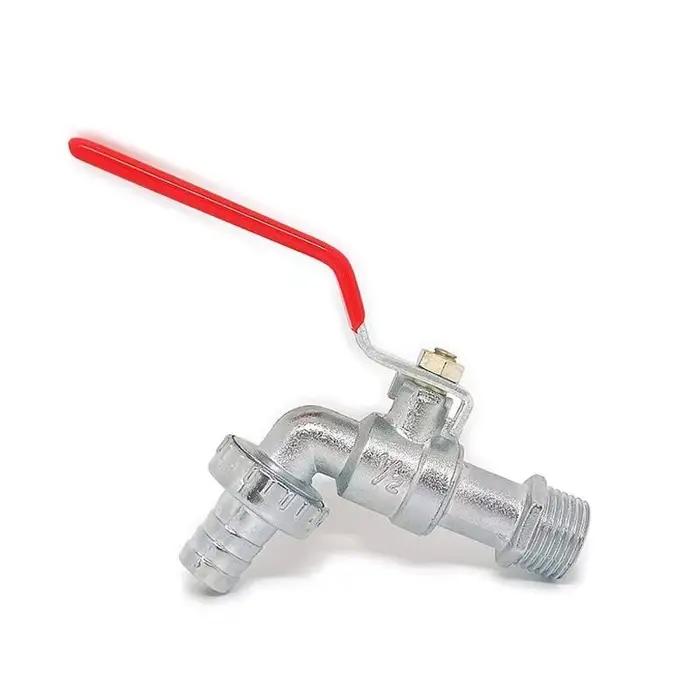 Robinet de jardin en laiton de 1/2 pouces pour réservoirs IBC – Valve de robinet d'eau à sortie uniq