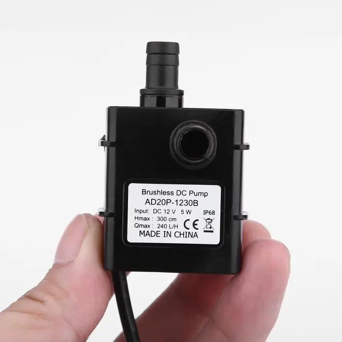 Mini pompe à eau étanche, 12 V, 5 W, Kampl/H, sans balais, DC, micro pompe, membrane, automatique, S