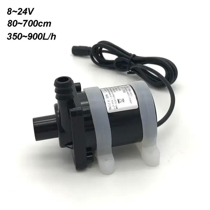 Jovtop JT-750 pompe à eau Submersible DC 12V 24V moteur sans brosse Circulation d'eau pompe solaire 