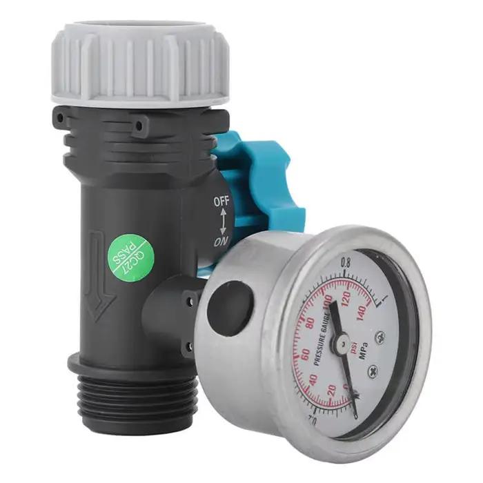 Régulateur de pression d'eau réglable G3/4 po, réducteur de pression avec manomètre, serre, jardin