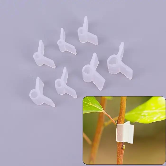 Clips de Greffe en Plastique pour Plantes, Support de Jardin, Serre, 100 Pièces