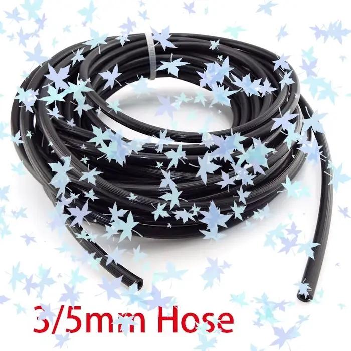 Tuyau d'arrosage 3/5mm tuyau d'égouttement 1/8 "tuyau en PVC Micro Tube d'irrigation goutte à goutte