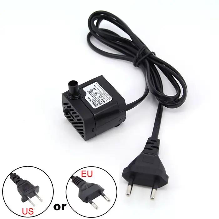 AC 220V EU US Plug 2.5W 5w 10w 16w 25w pompe à eau Submersible Aquarium fontaine pompe Air étang à p