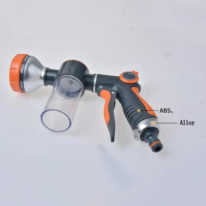 Nouveau pistolet à eau en mousse buse de tuyau lavage de voiture outils de nettoyage jardin pelouse 