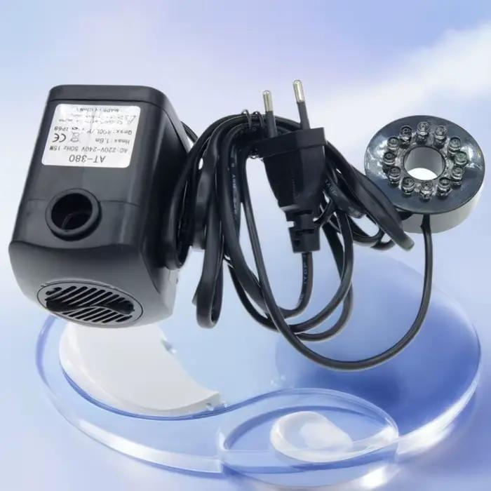 Pompe à eau électrique Submersible AT-380, 15W, 220V, 800L/H, pour jardin, fontaine, Aquarium